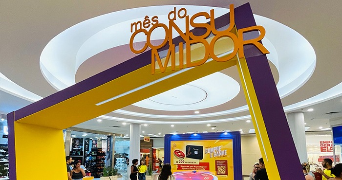 Ação do Mês do Consumidor no Carioca Shopping