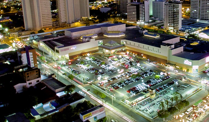 Vista aérea do Cariri Shopping