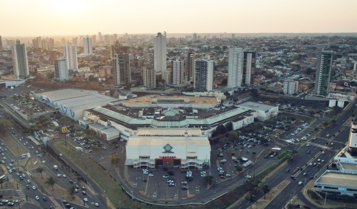 Vista área do Shopping Campo Grande