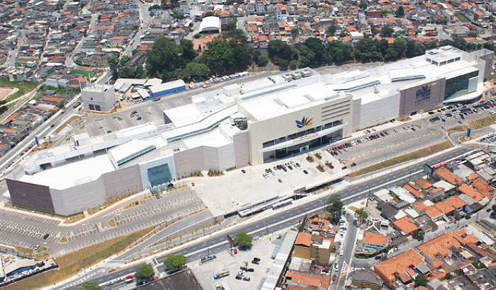 vista área do São Bernardo Plaza Shopping